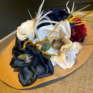 Kentucky Derby Hat Red/White/Blue